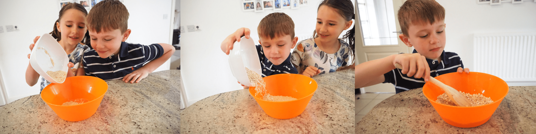 Making hamster treats step 1