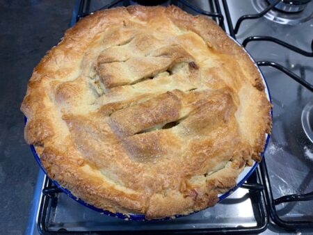 baked autumnal apple pie