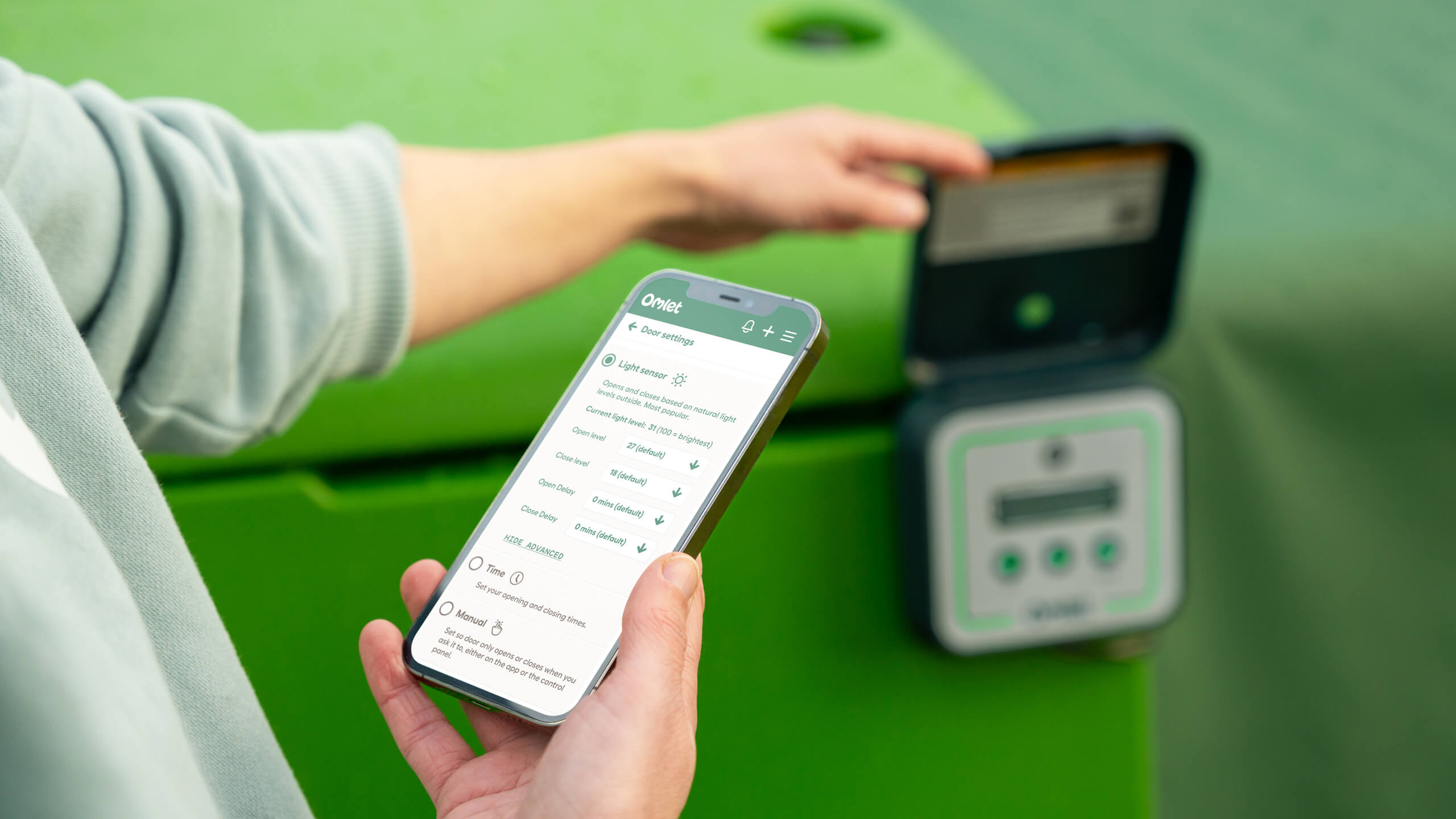 Using the Smart Autodoor app and Smart Control Panel
